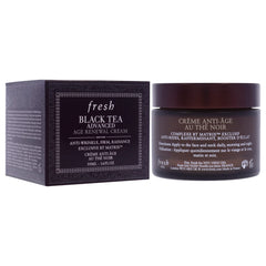 Fresh Black Tea Advanced Age Renewal Cream application demonstrates smooth spread and quick absorption
