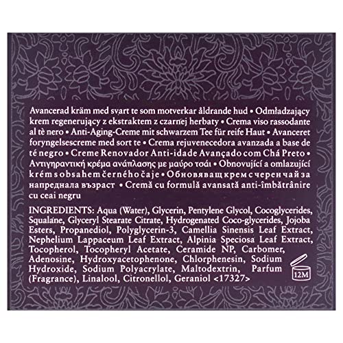 Fresh Black Tea Advanced Age Renewal Cream closeup reveals rich texture and radiant potential