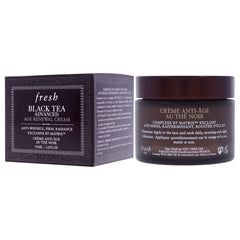 Fresh Black Tea Advanced Age Renewal Cream packaging signals premium anti-aging routine