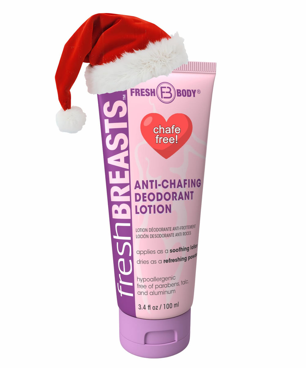 Fresh BREASTS tube front view for portable anti-chafe protection.