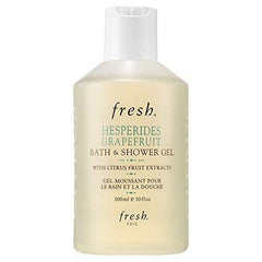 Close-up of Fresh Hesperides Grapefruit Gel showing creamy lather and nourishing shea butter