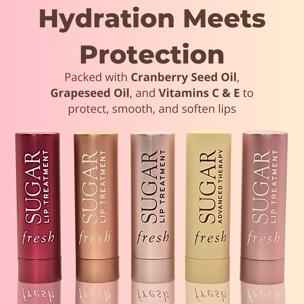 Fresh Lip Collection gift packaging highlights a festive, gift-ready lip set.