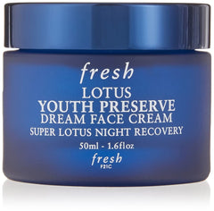 Fresh Lotus Youth Preserve Dream Cream jar close-up for nourishing hydration