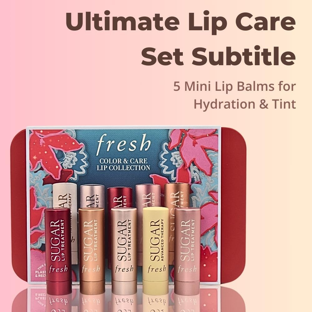 Fresh Mini Color & Care Lip Collection Icon tint delivers silky color and moisture.