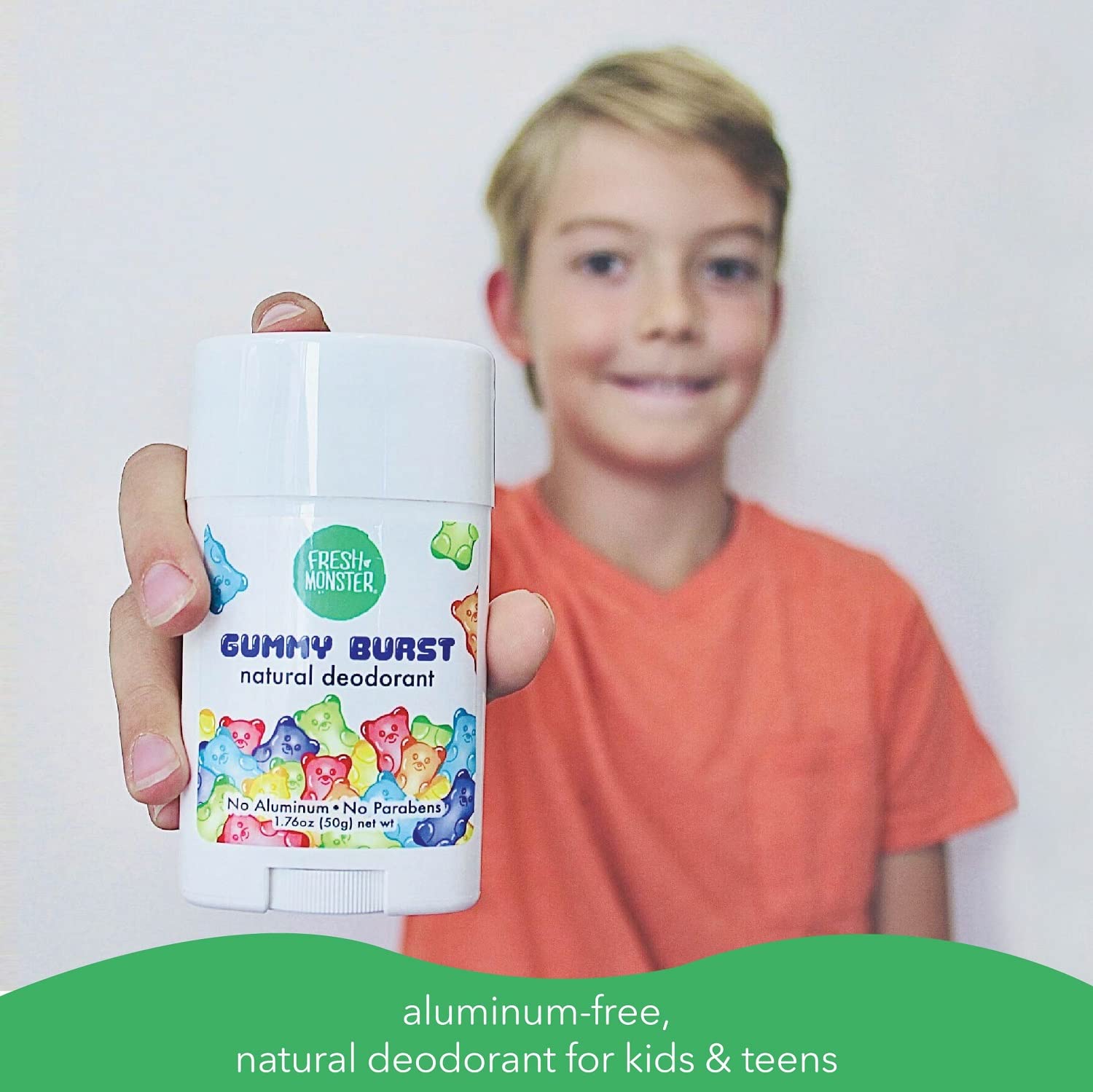 Fresh Monster kids at recess enjoying gummy burst scent and confidence