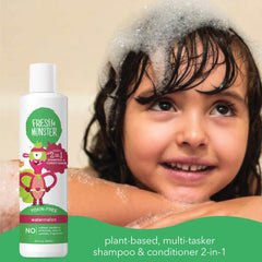 Fresh Monster toxin-free label highlights plant-based ingredients and safe care.