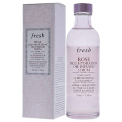 Fresh Rose serum delivers dewy, plumped skin after application