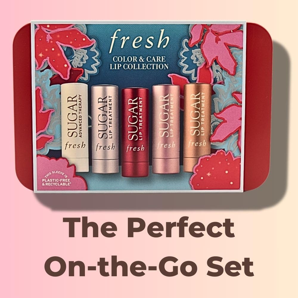 Fresh Sugar Advanced Therapy Lip Balm deeply hydrates for smooth lips.