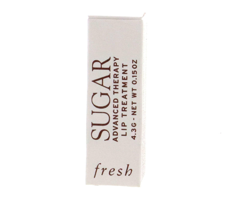Fresh Sugar Advanced Therapy lip treatment SPF 15 label close-up for UV protection
