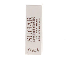 Fresh Sugar Advanced Therapy lip treatment SPF 15 label close-up for UV protection