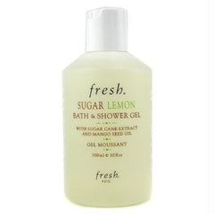 Fresh Sugar Lemon bath gel bottle front, citrus scent enhances daily cleansing