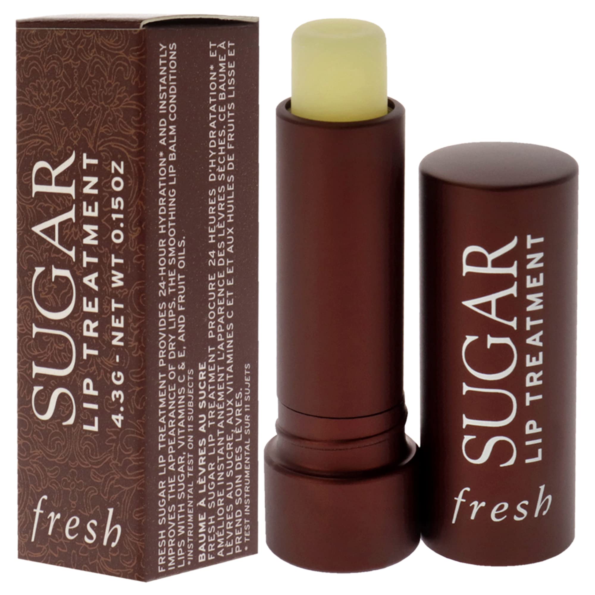 Fresh Sugar Lip Treatment Original packaging shown for easy on-the-go use.