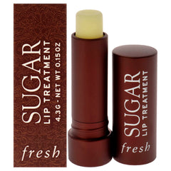 Fresh Sugar Lip Treatment Original tube closeup highlighting smooth, hydrating lip balm texture.