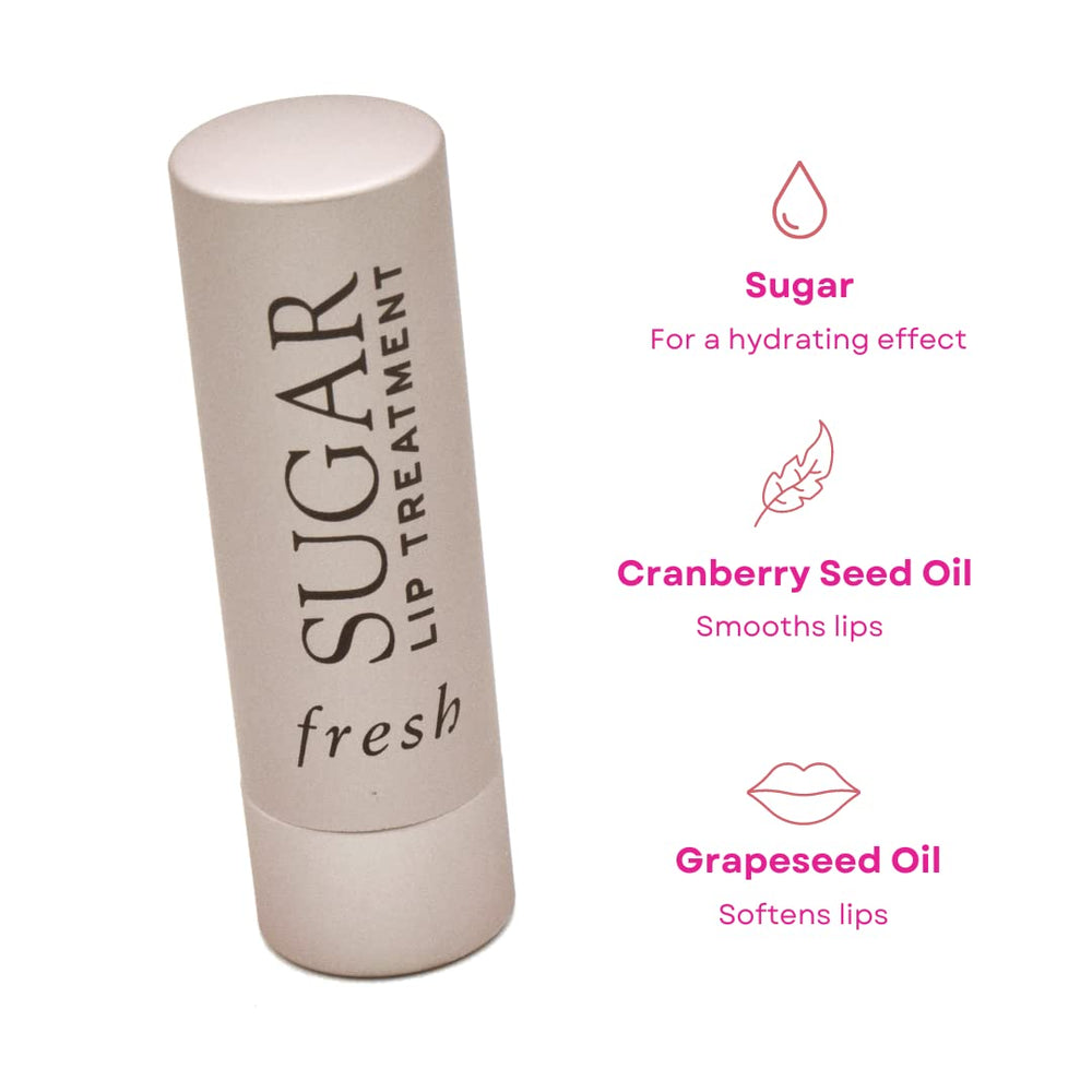 Fresh Sugar Lip Treatment Rose swirl texture highlights buttery smooth application.