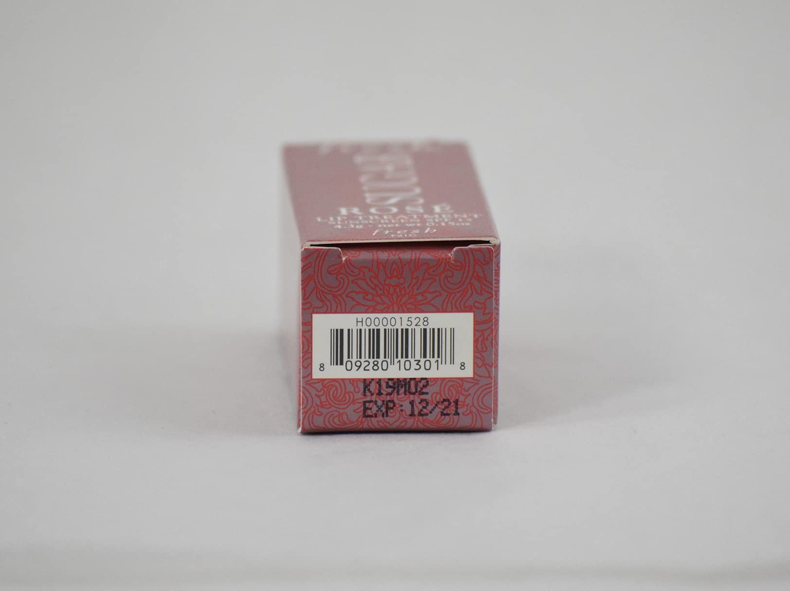 Fresh Sugar Lip Treatment SPF 15 Rose ingredients grapeseed and blackcurrant oils.