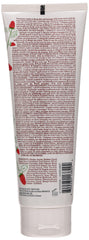 Fresh Sugar Strawberry Exfoliating Face Wash application swipe showing smooth, refreshed complexion after use