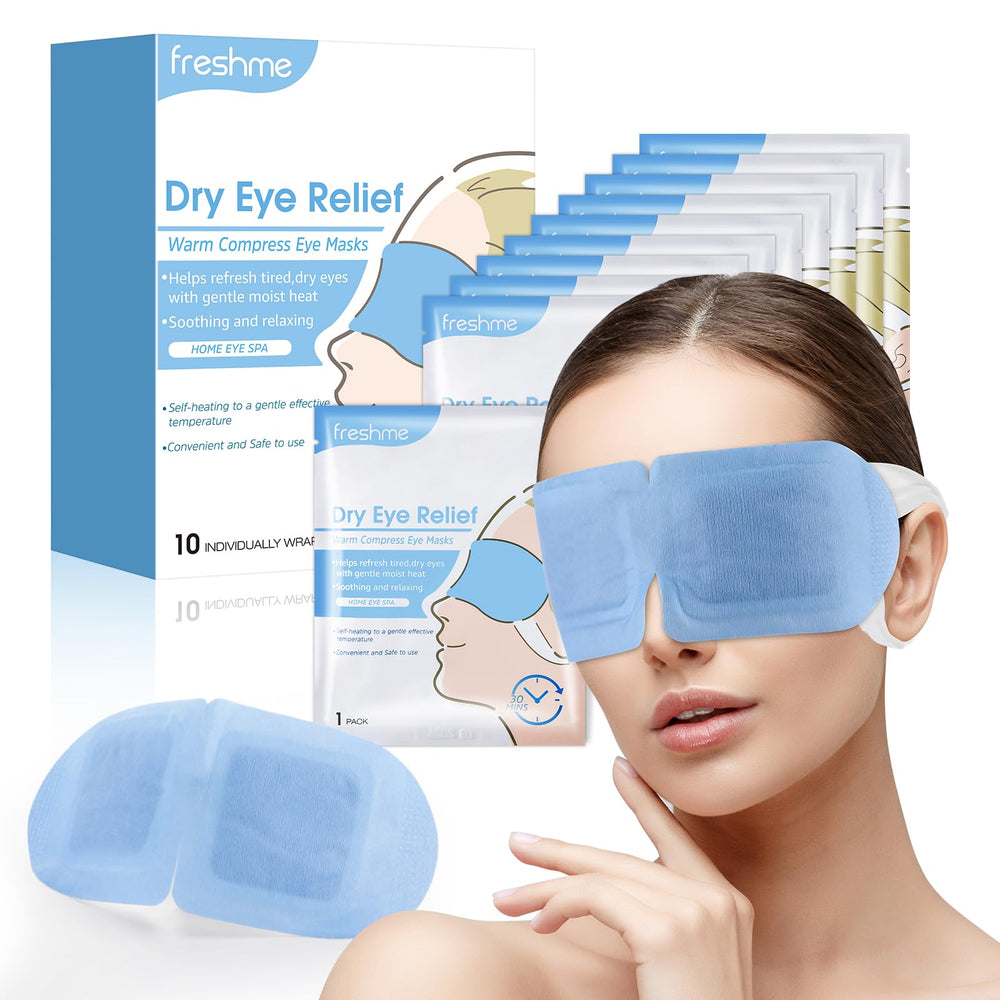 FRESHME disposable eye mask packaging highlights clean, ready-to-use convenience.