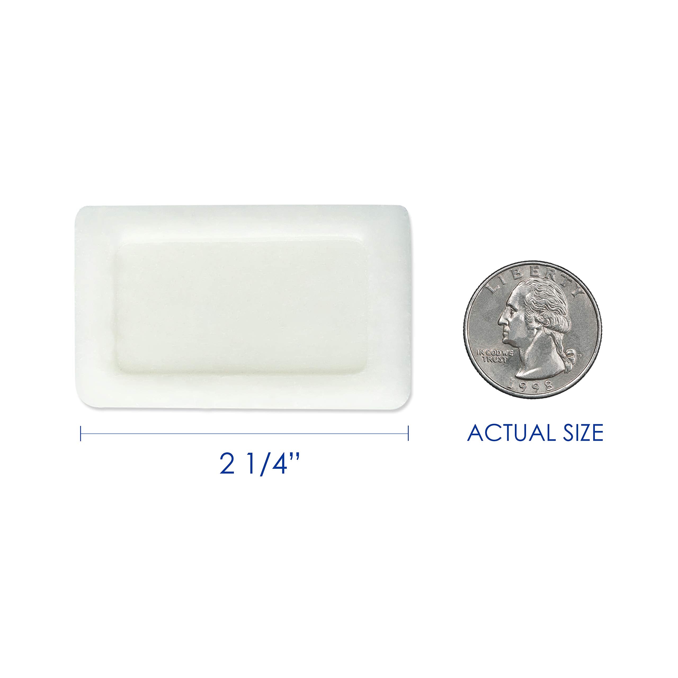 Freshscent individually wrapped bar soap emphasizing freshness and hygienic guest distribution.