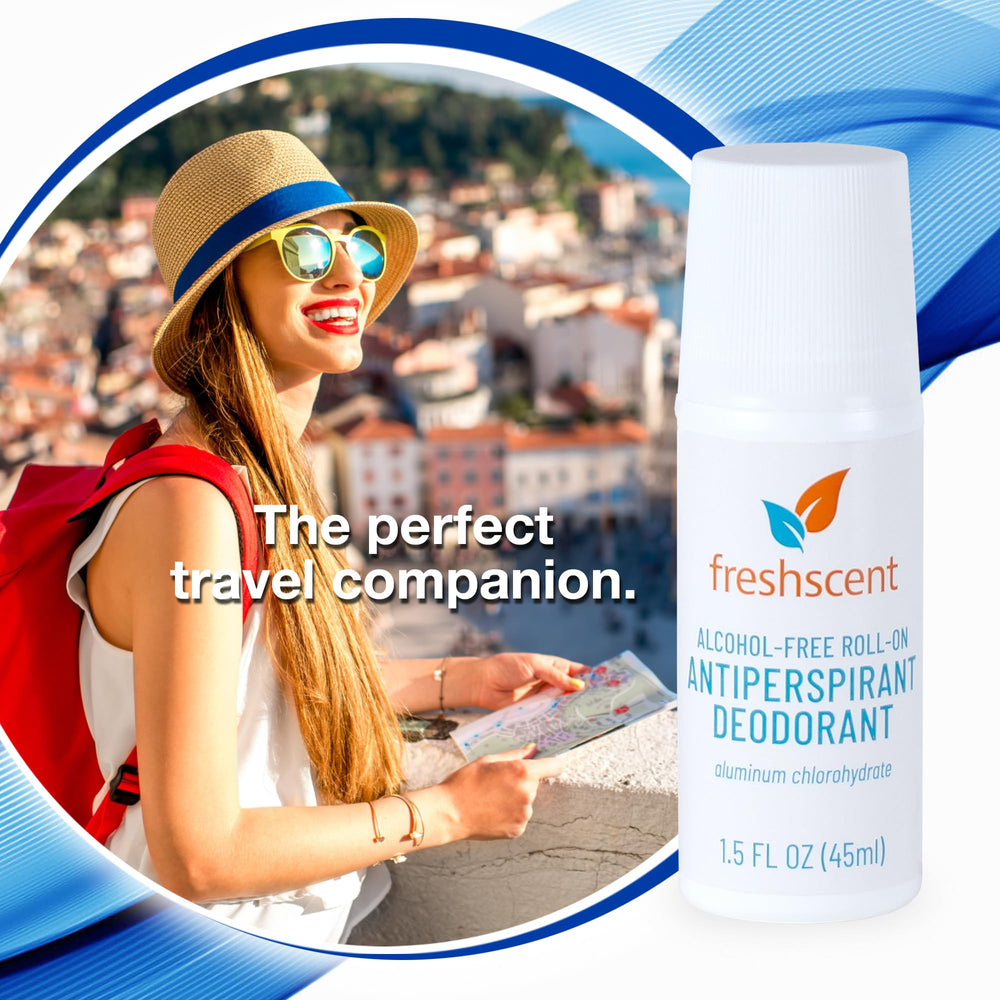 Freshscent Roll-On Deodorant ingredients emphasize a gentle, non-irritating blend.