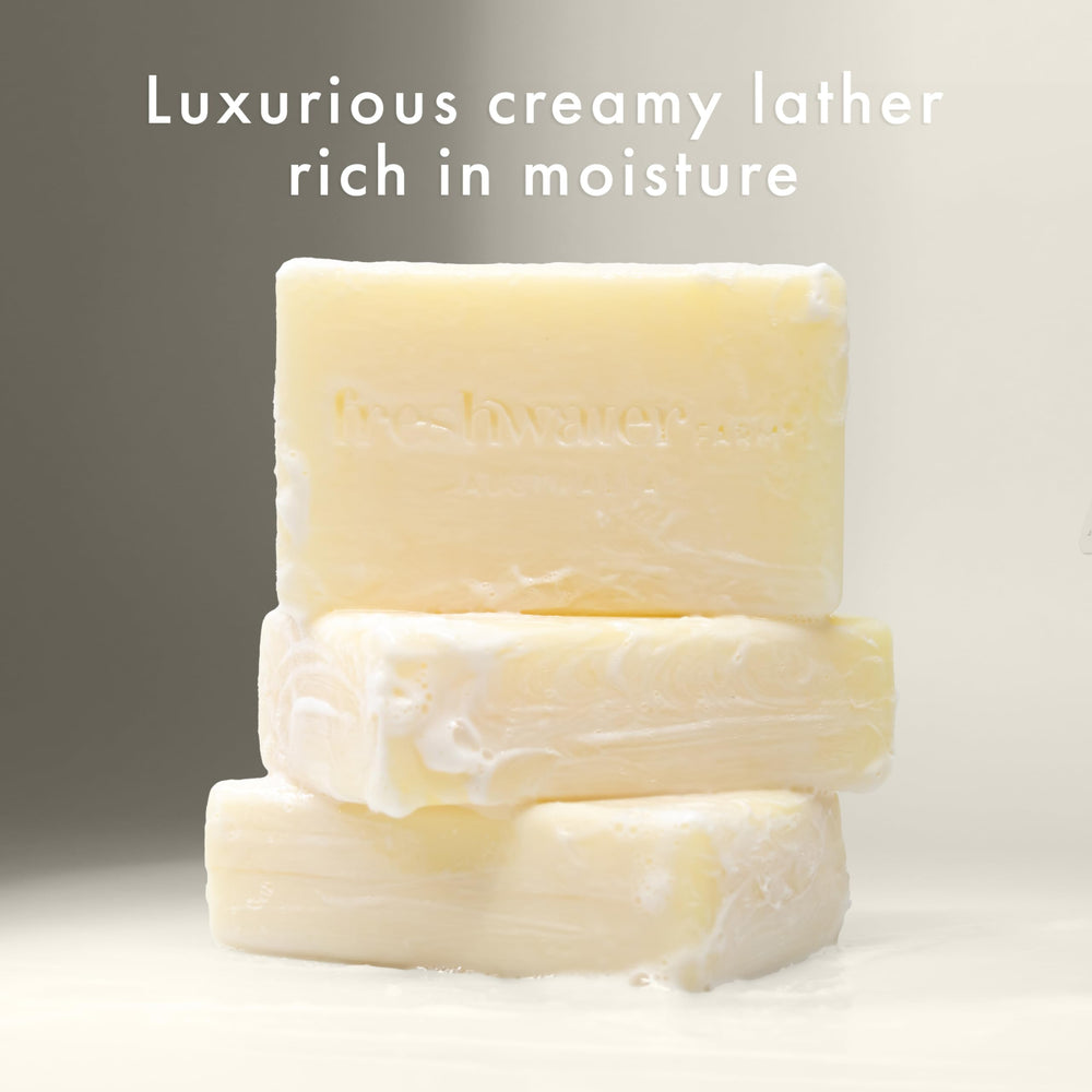 Freshwater Farm Australia chemical-free formula suited for non-irritant cleansing.