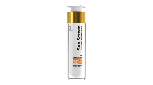 FACE with sunscreen base under makeup showing smooth, ready-to-go look