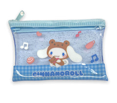 Friend Sanrio Cinnamoroll mini pouch front view for compact makeup storage