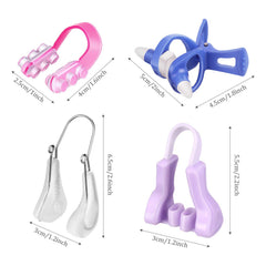 Frienda conjunto de 4 clips nariz para probar diferentes ajustes cómodos