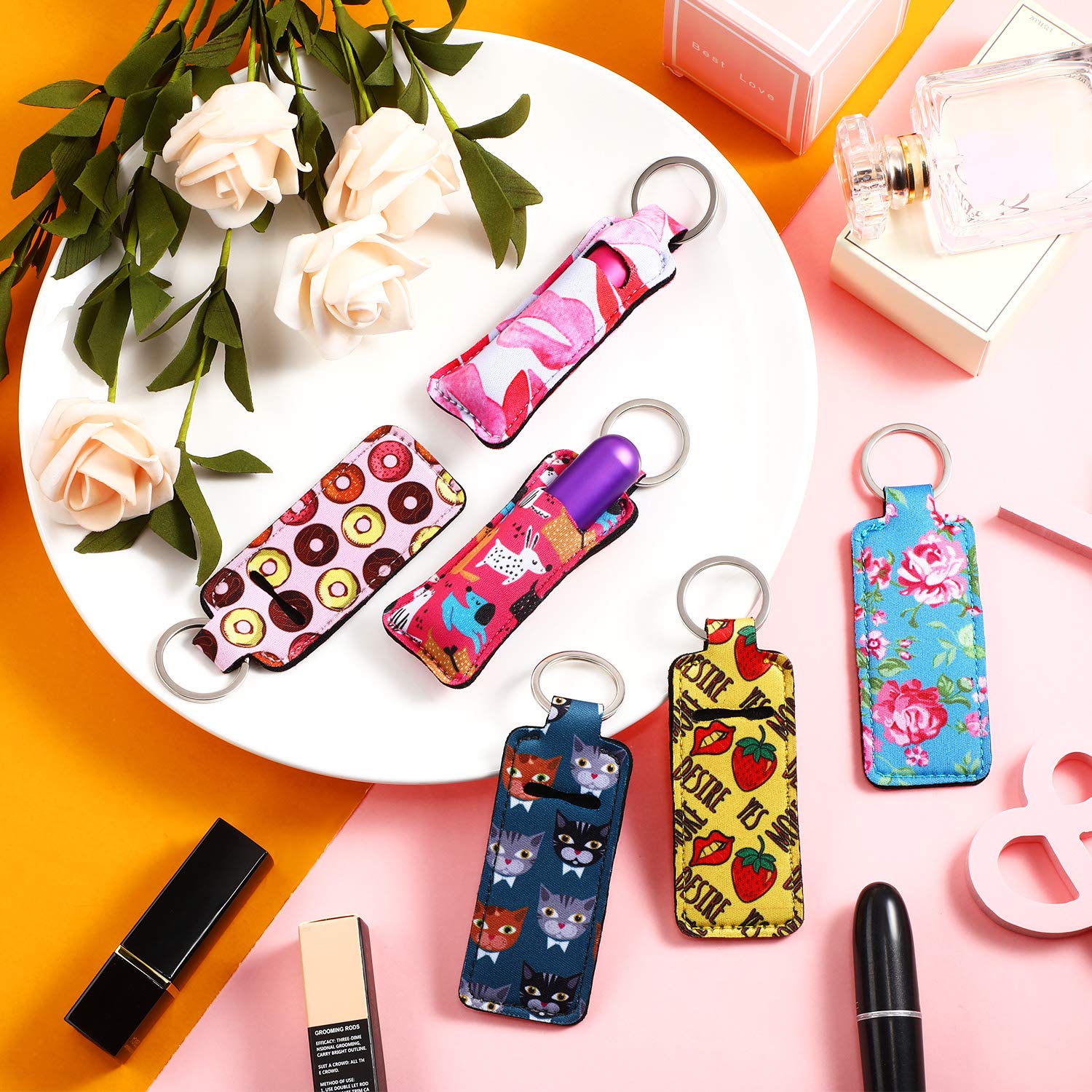 Frienda lipstick holder with metal ring attachment ready for bags
