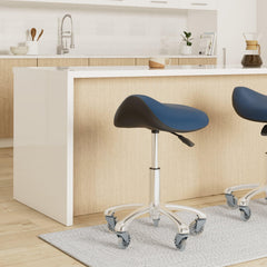 FRNIAMC saddle stool ergonomic design supports upright posture during work.