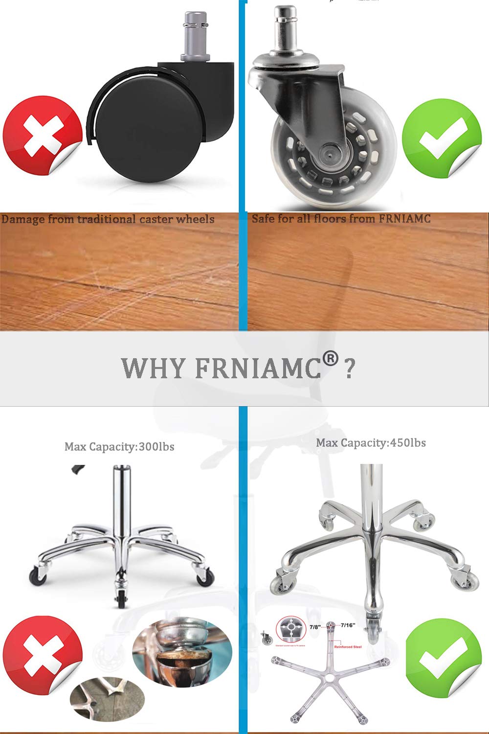 FRNIAMC saddle stool height adjustment adapts to different user heights.