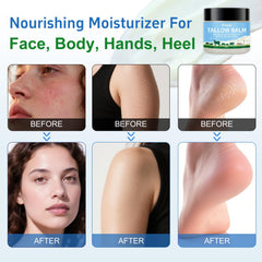 Frnoip 4-pack travel size jars shown for convenient winter skincare on the go.