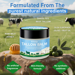 Frnoip face lips body balm application on cheeks and lips for multi-use skincare.