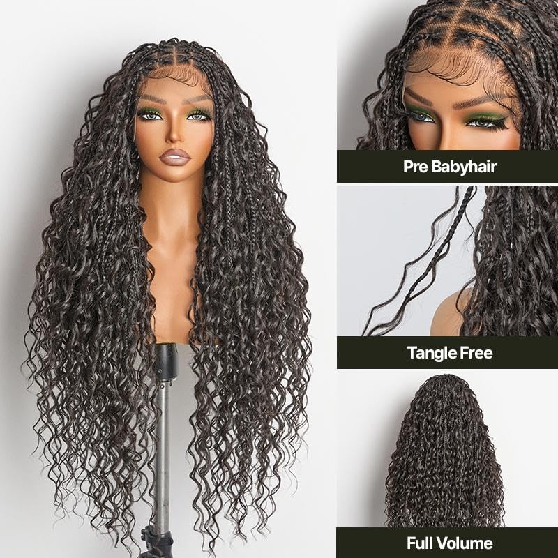 Frodio Veralux 30 inch water wave wig enables dramatic length and versatile styling.