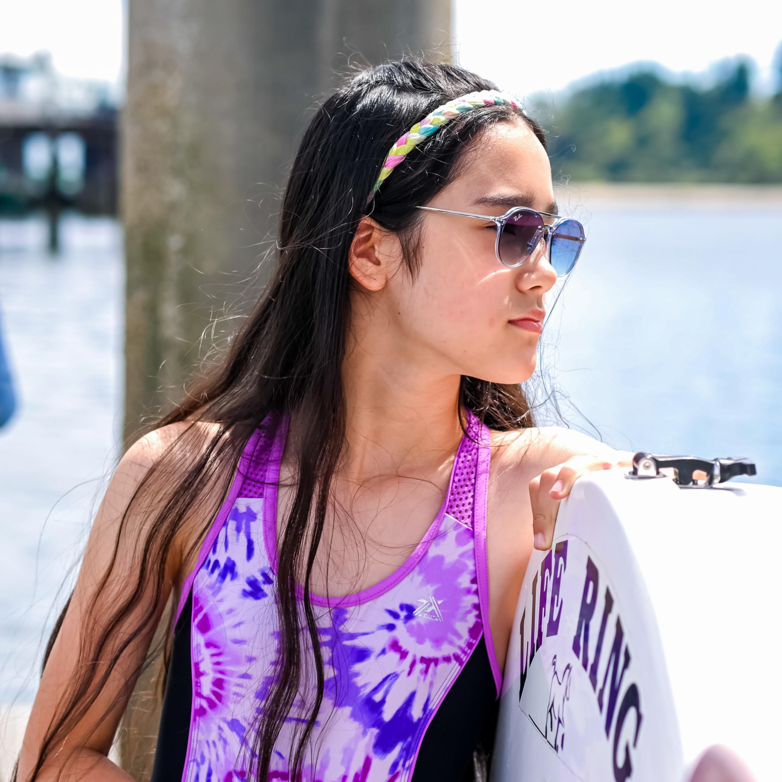 FROG SAC 4 braided headbands designed by girls for fashion moments.