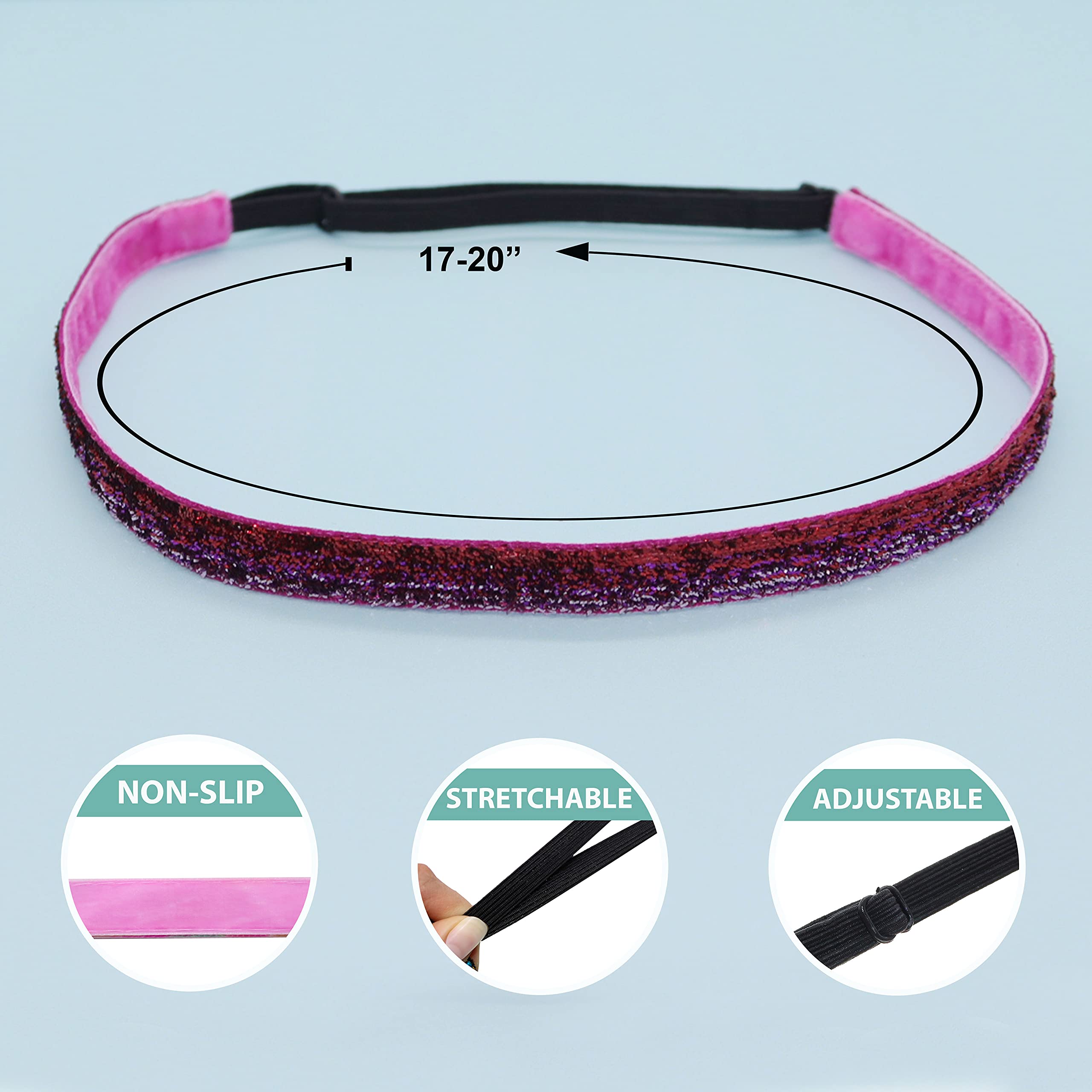 Diadema FROG SAC multicolor brillantes, perfecta para ocasiones especiales y fiestas