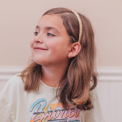 FROG SAC color-collection headbands in black white gold offer versatile fashion options.