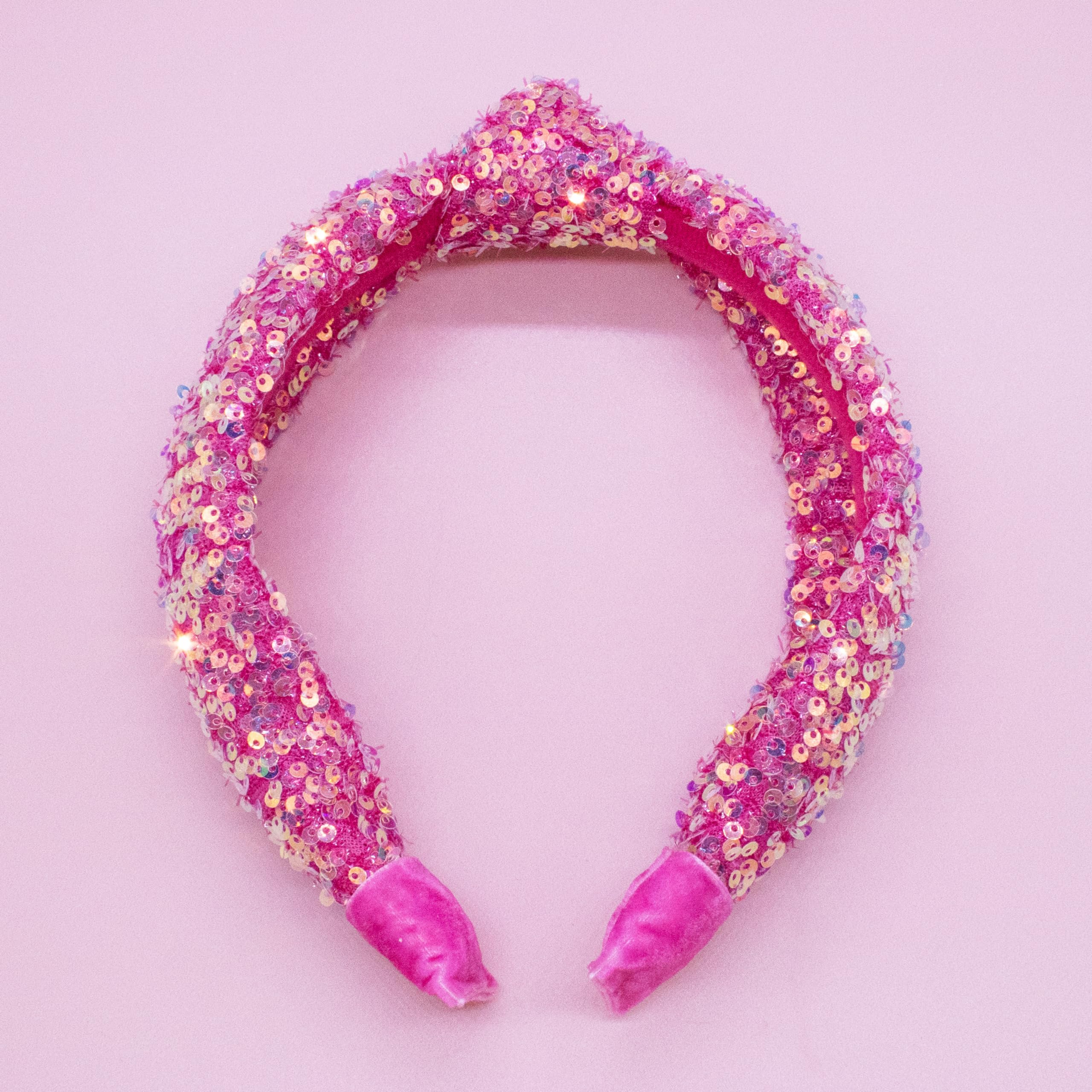 FROG SAC Sequin Knot Headband makes a charming gift and stocking stuffer.