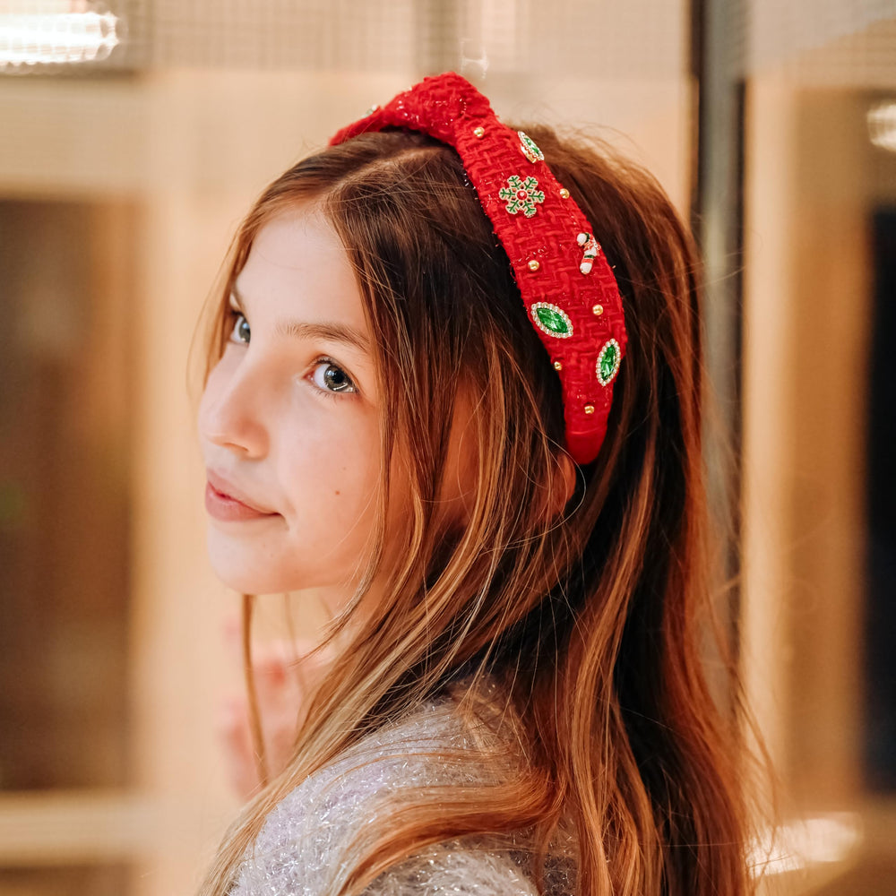 FROG SAC unicorn hair accessory featuring multicolor beads and rhinestones for playful sparkle.