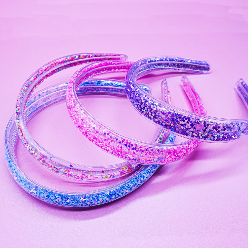 FROG SAC glitter headband delivers gentle hold for everyday wear
