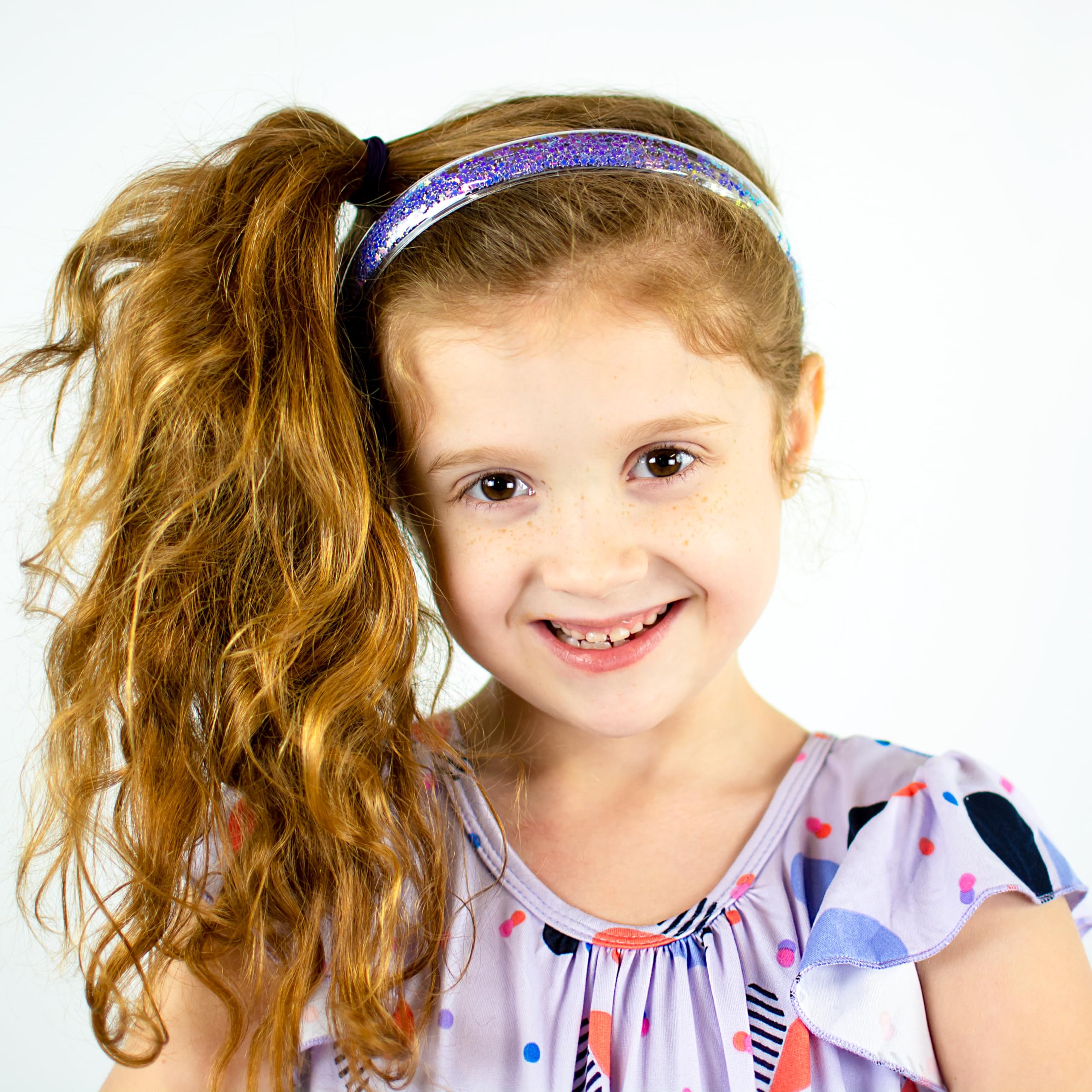FROG SAC multicolor sequins headband adds a festive touch