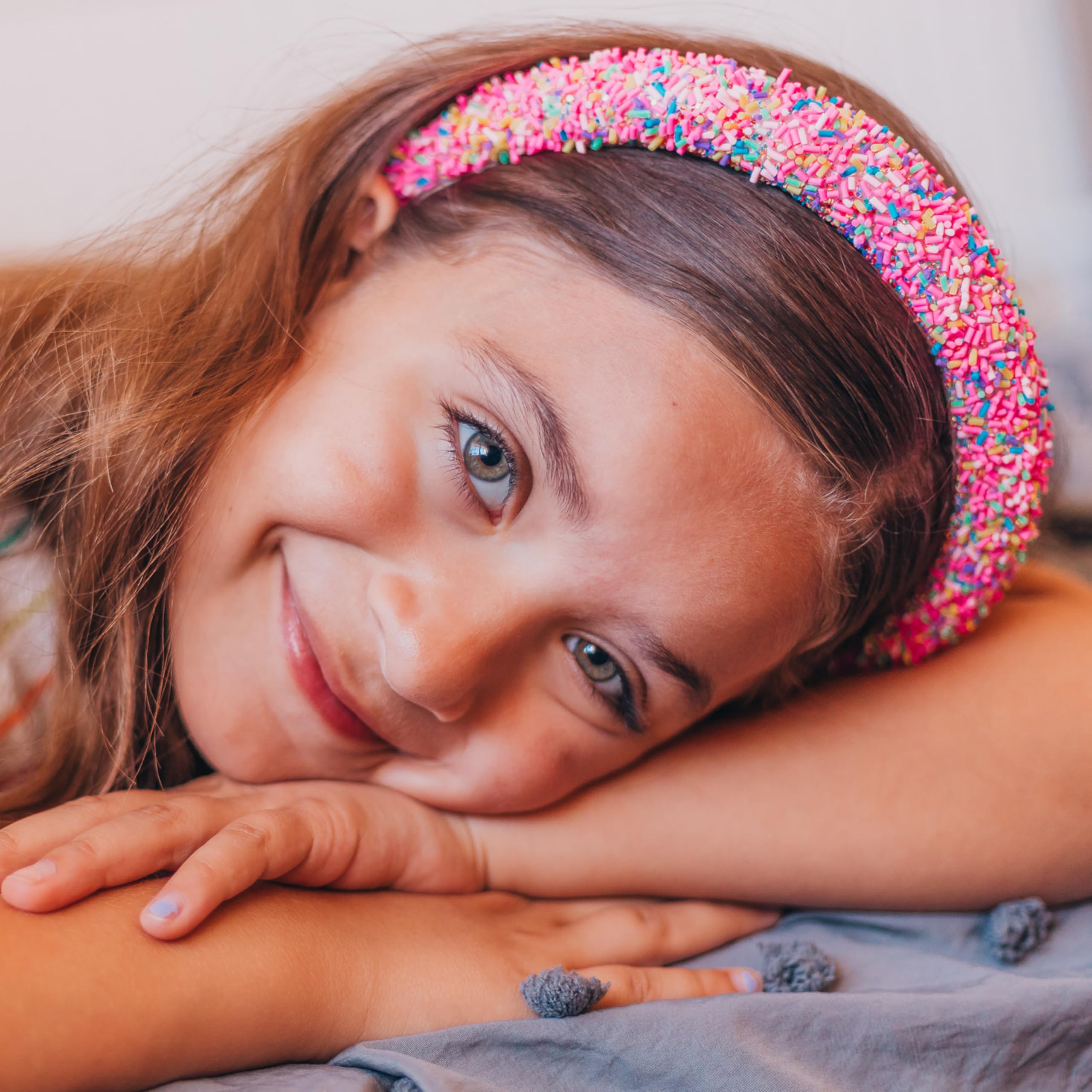 FROG SAC birthday gift-ready headband brings cheerful sparkle to celebrations