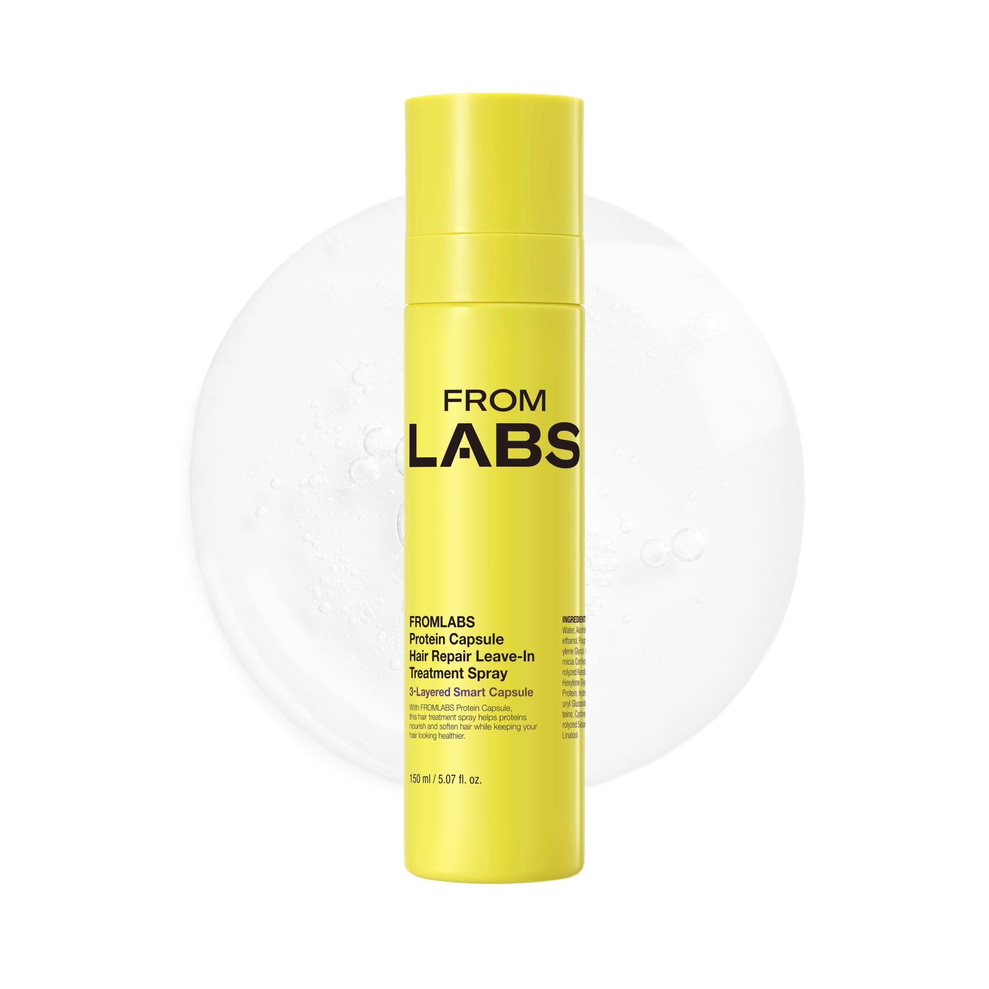 FROMLABS Protein Capsule Leave-In Spray bottle ready for detangling and hydration.