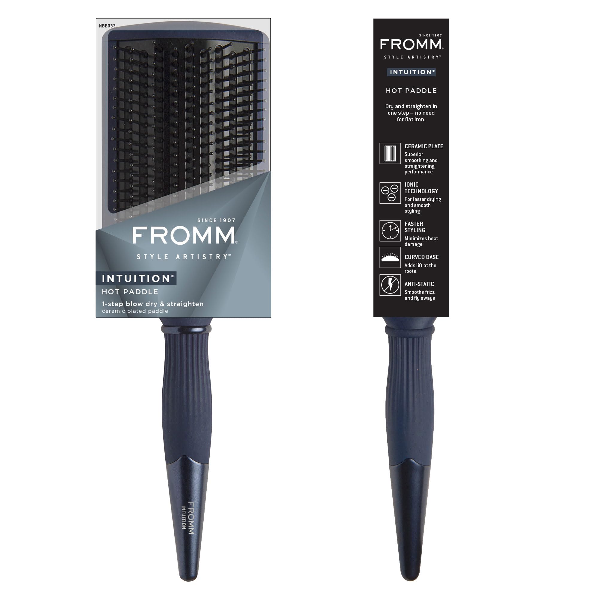Fromm Intuition brush-cleaning with F2009 keeps bristles fresh