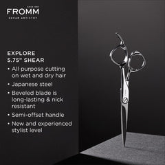 Fromm Explore ice-tempered Japanese steel close-up indicating durable construction