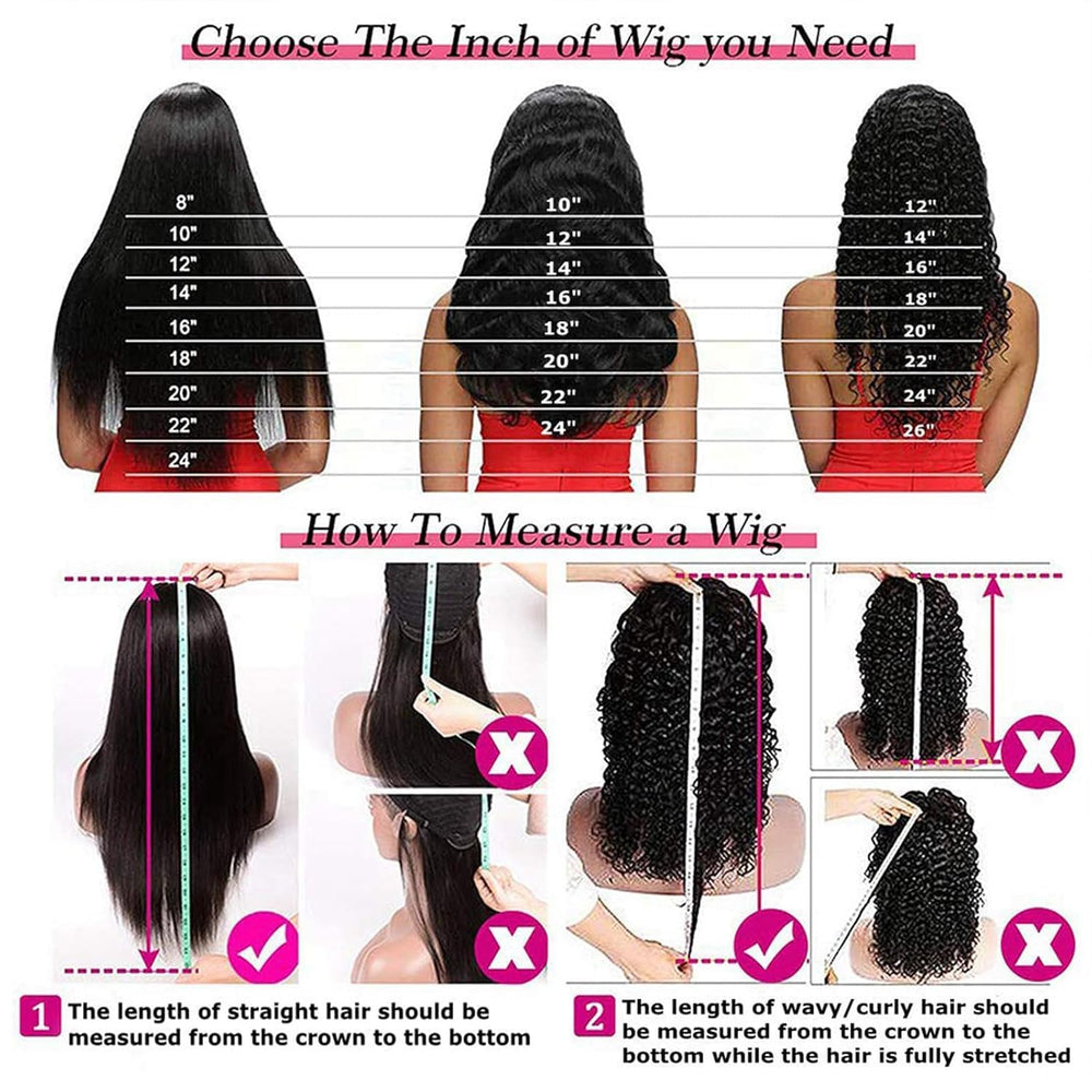 Fronbanis wig styling options with dyed and curled 12in look