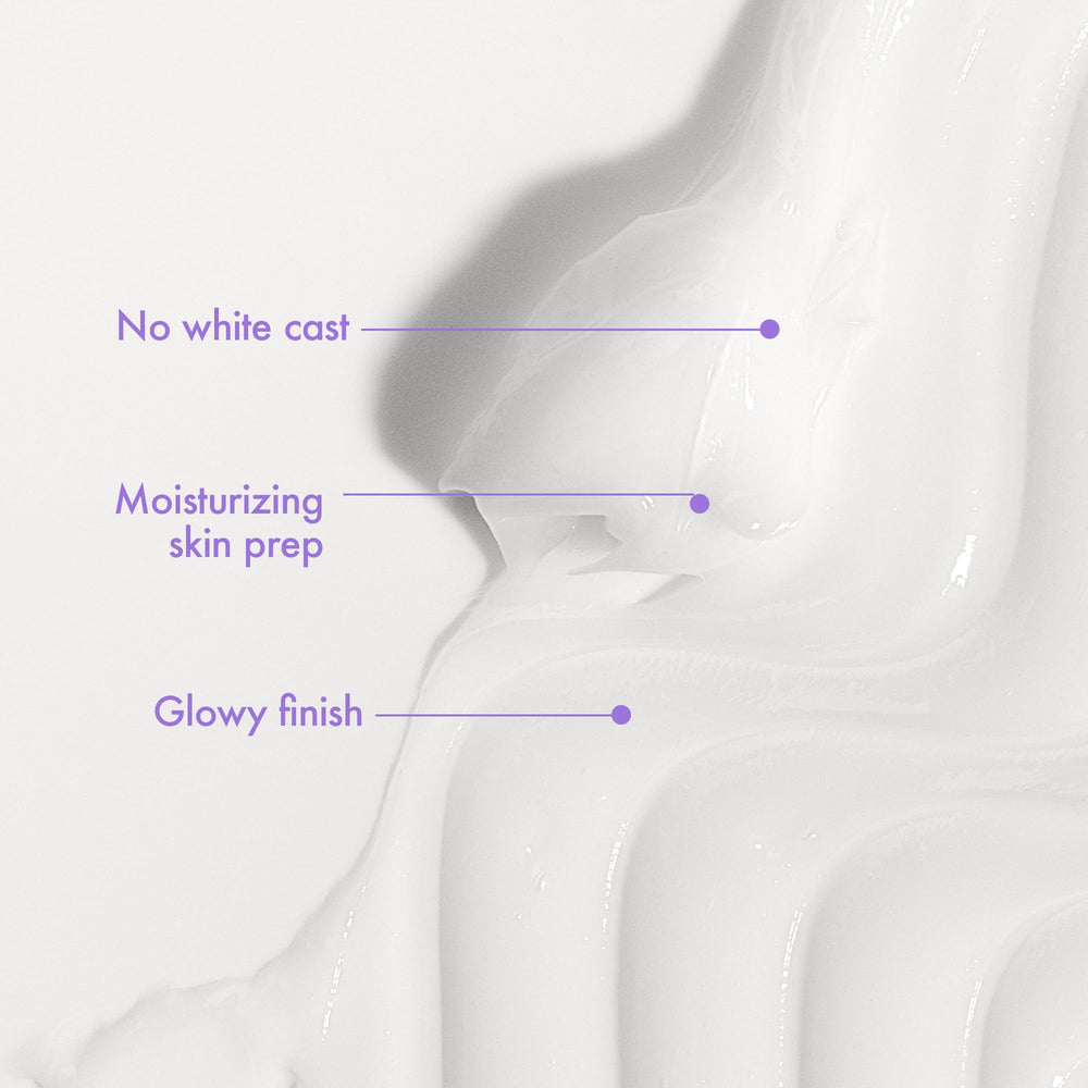 FRUDIA sunscreen on skin demonstrates no white cast for even tone.