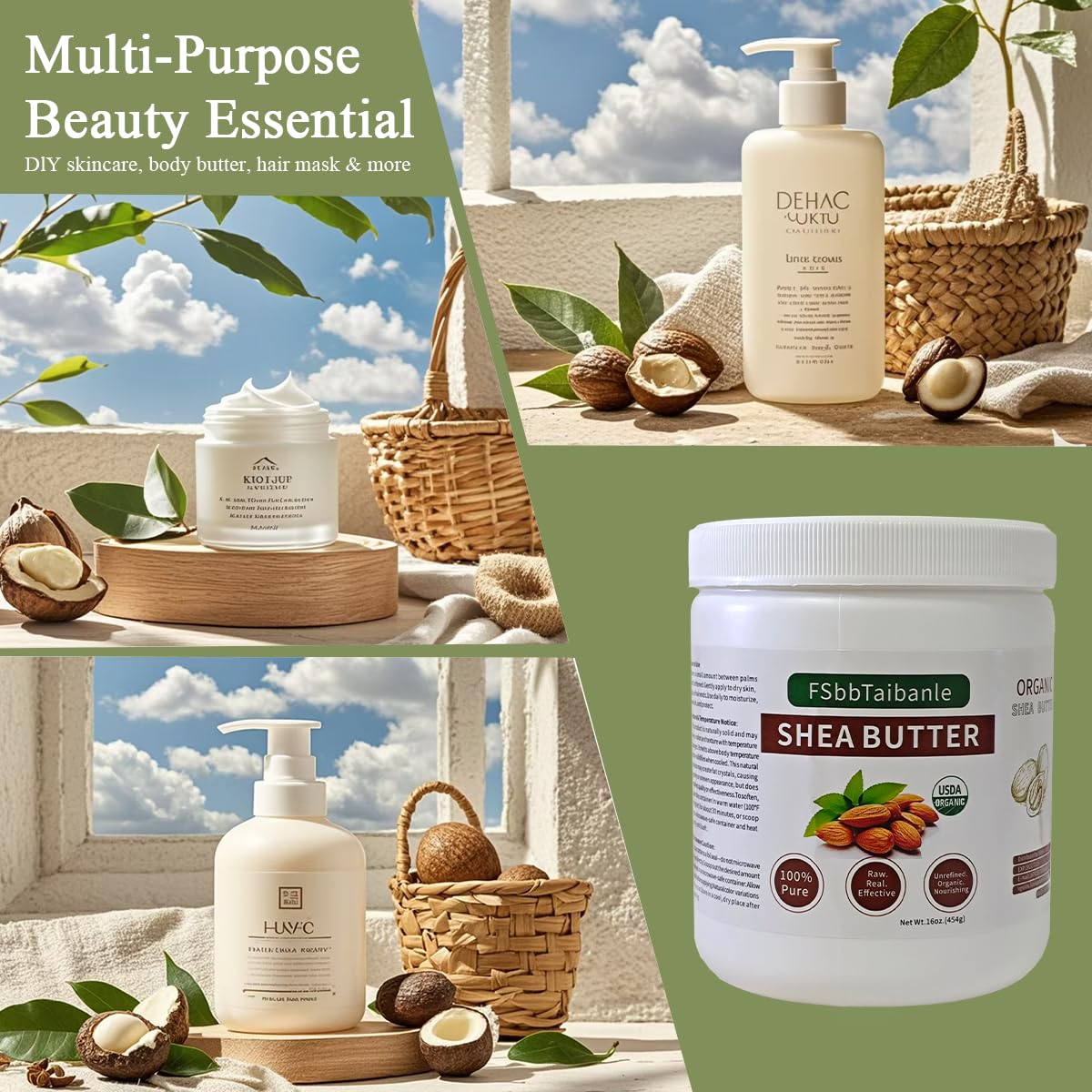 FSbbTaibanle shea butter as a versatile DIY base for lotions and balms