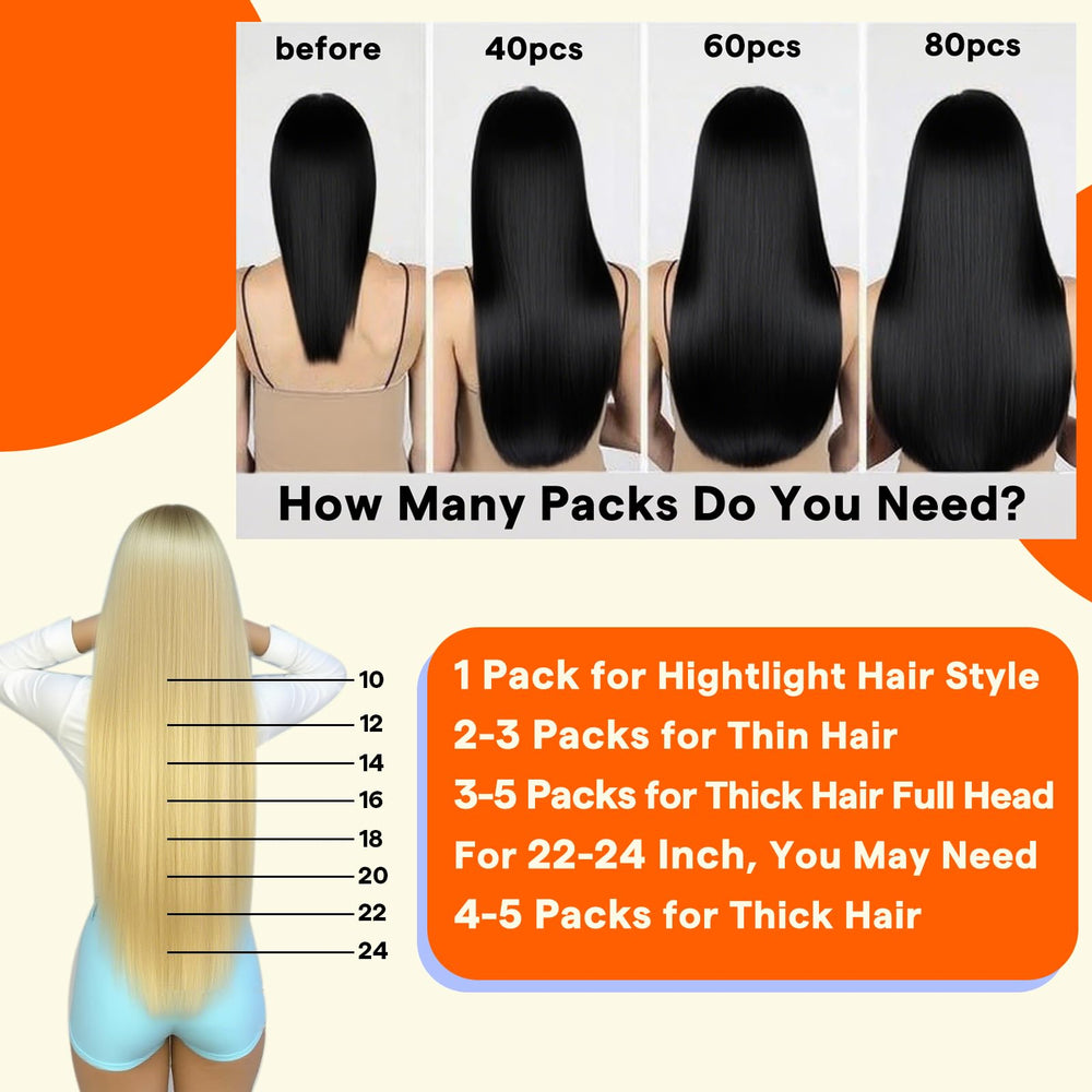 Fshine Tape-in thickness-boost closeup showing added volume for fine hair
