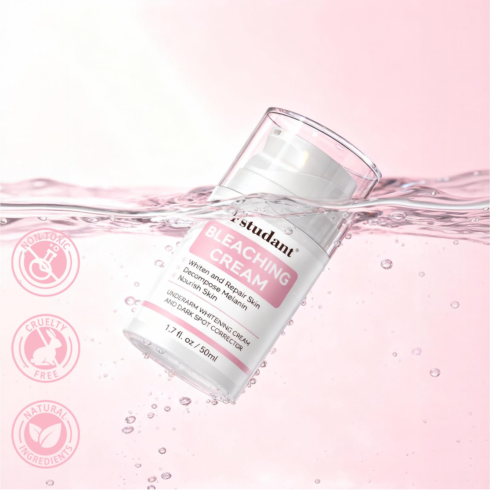 All-over body care with Fstudant Skin Brightening Cream for even-looking skin.