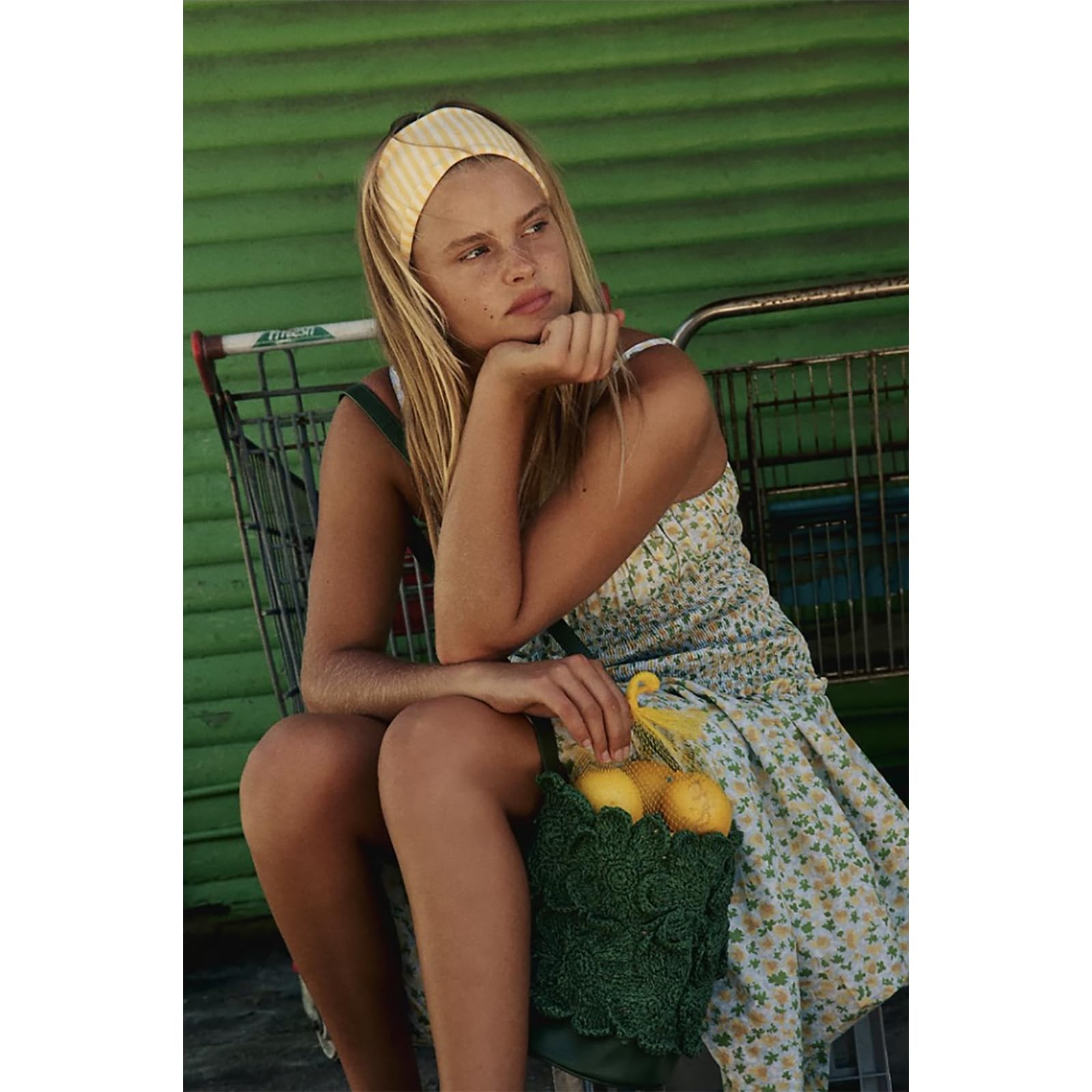 Fszsaa striped headband daily wear style across outfits.
